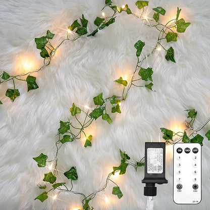 33ft Warm White String Lights for Patio, Waterproof LED