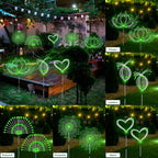 4-Pack Solar Pathway Lights, Waterproof LED Driveway Lights