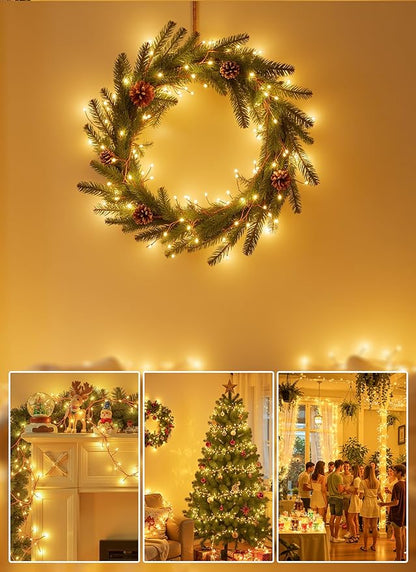 Christmas Fairy Lights, 10ft 120 LED Battery Twinkle Lights