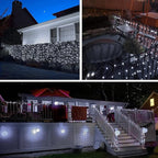 Cool White Christmas Lights 4-Packft LED Remote & Timer