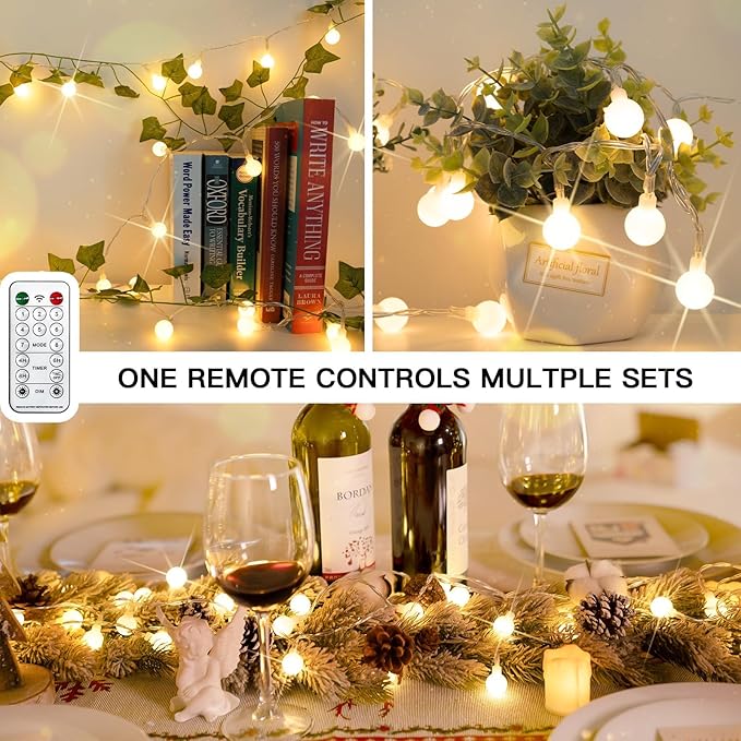 Christmas Fairy Lights, 100 LED Battery Twinkle Lights