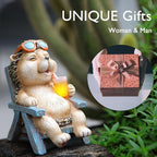 Solar Garden Statue Light, Yard Decor