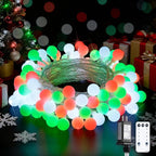 Christmas LED String Lights, Waterproof Timer Lights