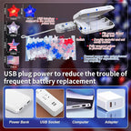 Patriotic Star Fairy Lights 16ft, Battery LED