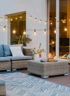 Outdoor String Lights, 30ft Warm White Waterproof LED