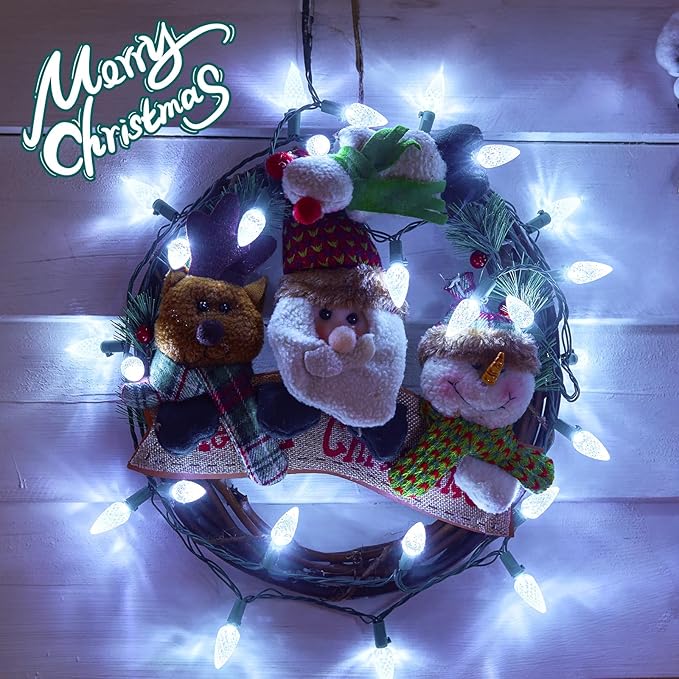 Christmas Fairy Lights 2-Pack, 20ft 6 LED Battery Twinkle Lights