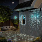 Black Solar Path Lights, Outdoor Garden LED