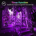 Christmas Fairy Lights 4-Pack, 20ft 60 LED Battery Twinkle Lights