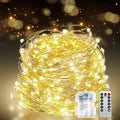 200 LED Christmas Twinkle Lights, 67ft Waterproof for Porch