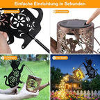 Cat Solar Lawn Figurine Light, Waterproof
