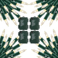 Christmas Patio String Lights 4-Pack, 64ft 200 LED Waterproof
