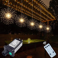 5-Pack Christmas LED String Lights, Waterproof Timer Lights