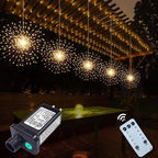 5-Pack Christmas LED String Lights, Waterproof Timer Lights