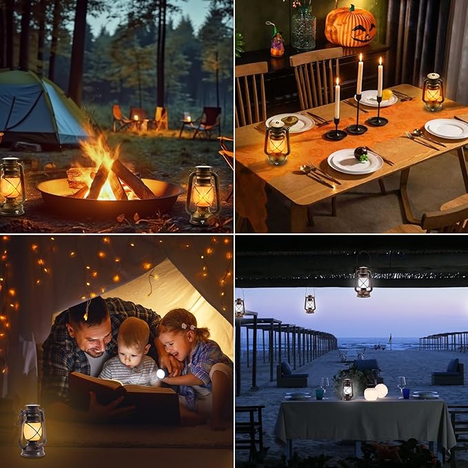 Garden Solar Hanging Lanterns 2-Pack, Charming Backyard Decor