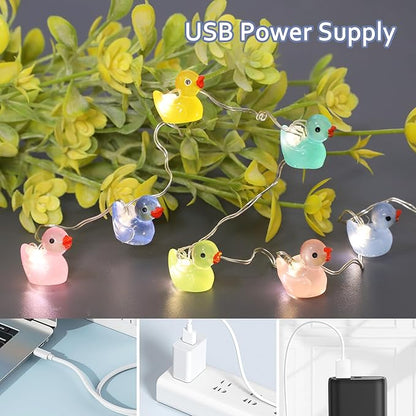 Outdoor String Lights, 10ft Warm White Waterproof LED