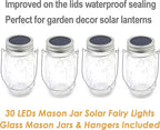 Solar Yard Path Lights 4-Pack, Waterproof