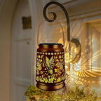 Metal Hummingbird Solar Lanterns for Outdoor, Waterproof LED