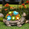 Solar Turtle Garden Statue Light, Outdoor Decor