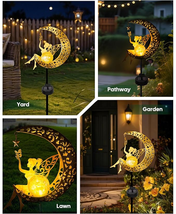 Garden Solar Lawn Figurine Light, Waterproof