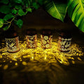 Hummingbird Solar Lantern Set 4-Pack, Elegant Yard Lighting