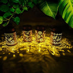Hummingbird Solar Lantern Set 4-Pack, Elegant Yard Lighting