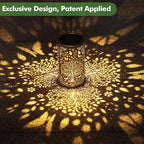 Courtyard Solar Lantern Set, Decorative Porch Lighting
