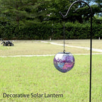 Mosaic Solar Hanging Lanterns, Elegant Yard Decor