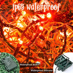 33ft Halloween LED String Lights, Waterproof Timer Lights
