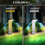 6-Pack Solar Pathway Lights, IP65 Waterproof LED Yard Lights