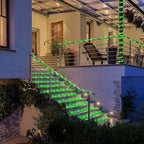 66ft Solar Rope Lights, 200 LED 8-Mode Deck Lights