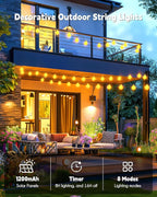 6ft String Lights for Porch, Waterproof LED