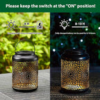 Hanging Solar Garden Lanterns, Charming Waterproof LED