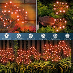 2-Pack Solar Path Lights, Outdoor Yard LED