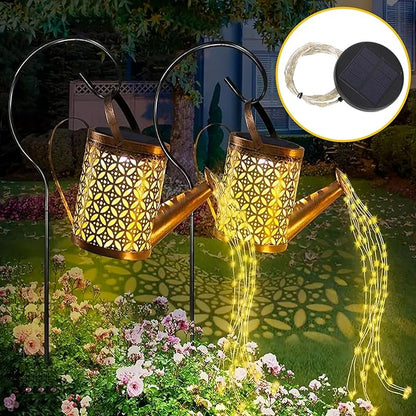 Watering Can Lights Replacement Tops: Solar Lights Replacement Part for 2.36 in, 2.42 in, 2.5 in, 2.76 in, 2.83 in Bottle Port - 4 Pack 2.83 in Warm White Panels Lid Cap with Copper Wire Fairy Lights
