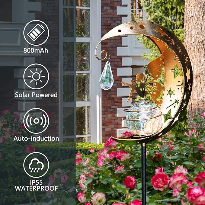 Warm White Solar Path Lights, Outdoor Walkway LED