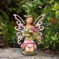 10.82" Solar Garden Garden Statue Light, Outdoor Decor