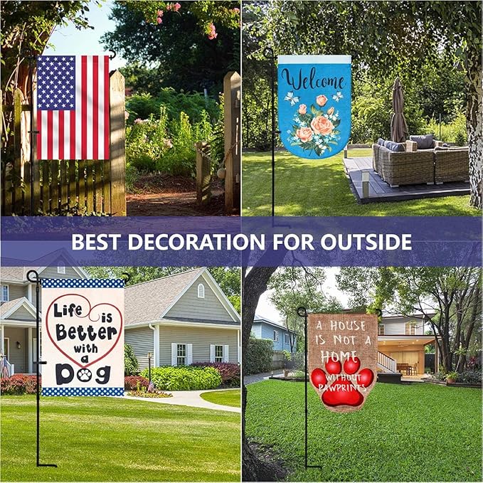 Solar-Powered Flagpole Light, Bright LED