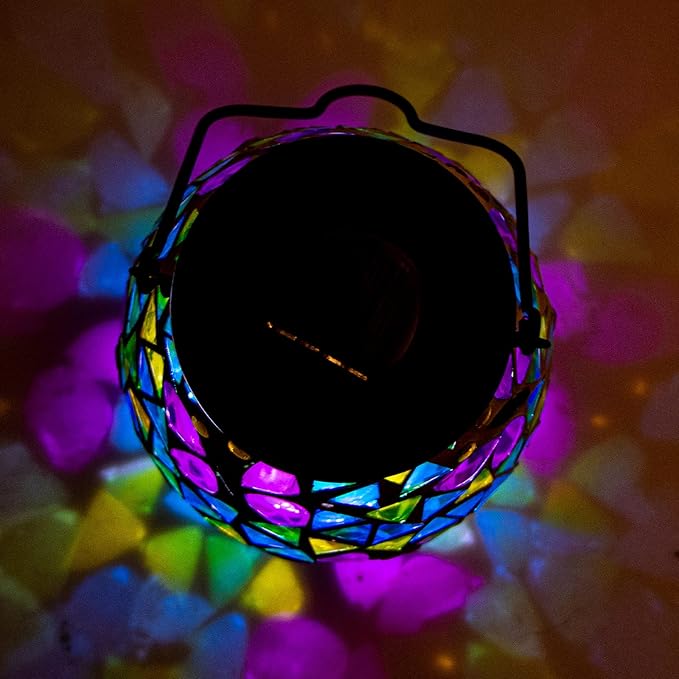 Solar Butterfly Lanterns, Garden Hanging LED Decor