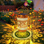 Hummingbird Solar Porch Lanterns, Charming Waterproof LED