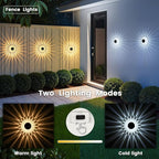 6-Pack In-Ground Solar Lights, Flat LED Walkway