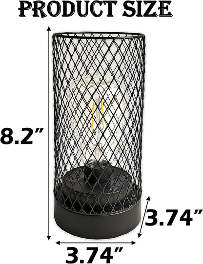 Solar Lanterns Outdoor Waterproof Lights Garden Decorations, Black Metal Lantern Decor,Solar Powered LED Lamp for Patio Tabletop Porch Deck Yard