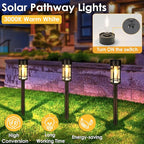 8-Pack Solar Landscape Lights for Walkway