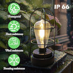 2-Pack Hanging Solar Lanterns, Waterproof LED Backyard Lights