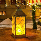 Classic Backyard Solar Lanterns for Patio, Waterproof LED
