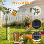 Solar Hummingbird Garden Statue Light, Outdoor Decor