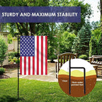 Solar-Powered Flagpole Light, Bright LED