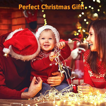 Christmas Fairy Lights, 33ft 100 LED Battery Twinkle Lights