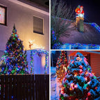 4-Pack Christmas String Lights, 132ft 400 LED Waterproof Twinkle Lights