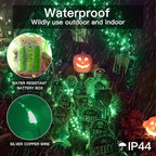 200 LED Christmas Twinkle Lights, 66ft Waterproof for Patio
