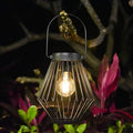 Backyard Solar Lantern Set, Elegant Porch Lighting